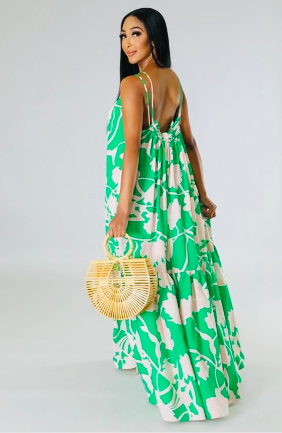 “Garden Party” maxi dress