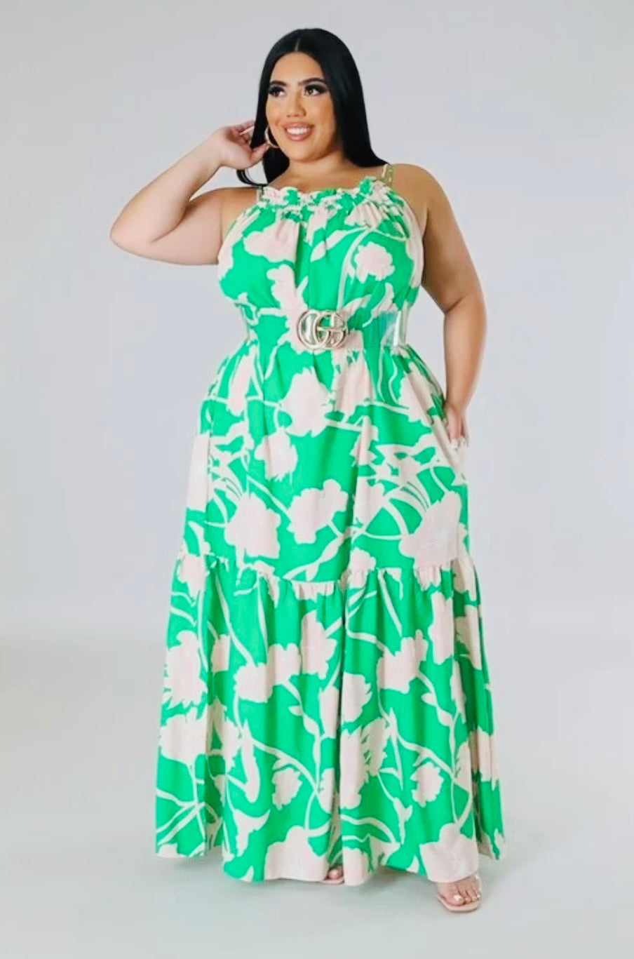 “Garden Party” maxi dress