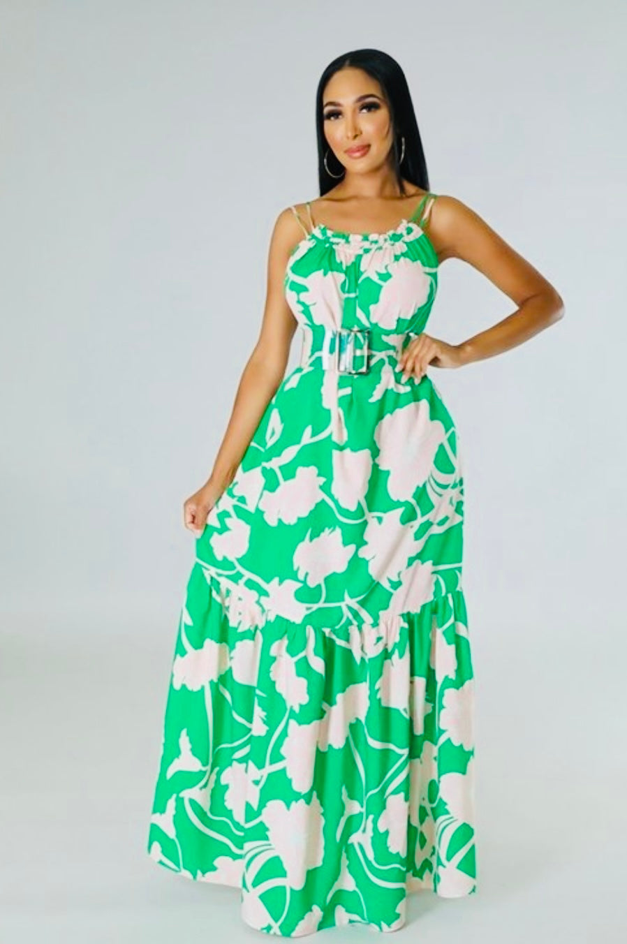 “Garden Party” maxi dress