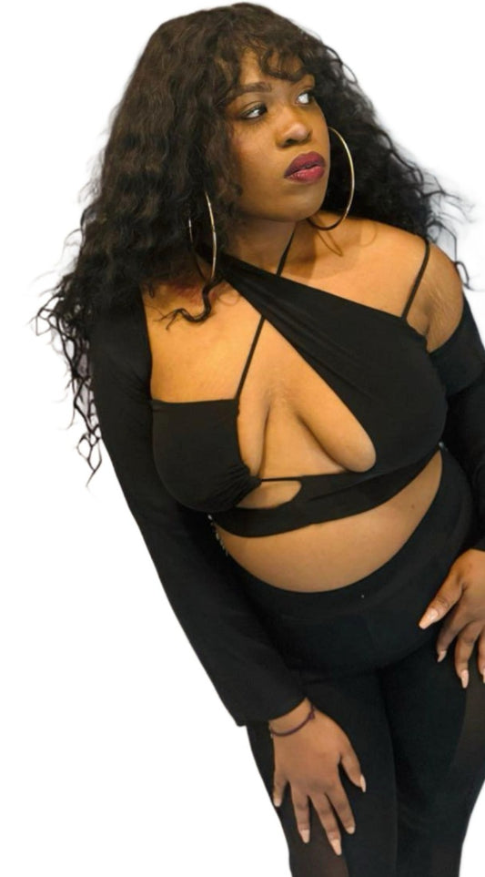 Strappy cutout top