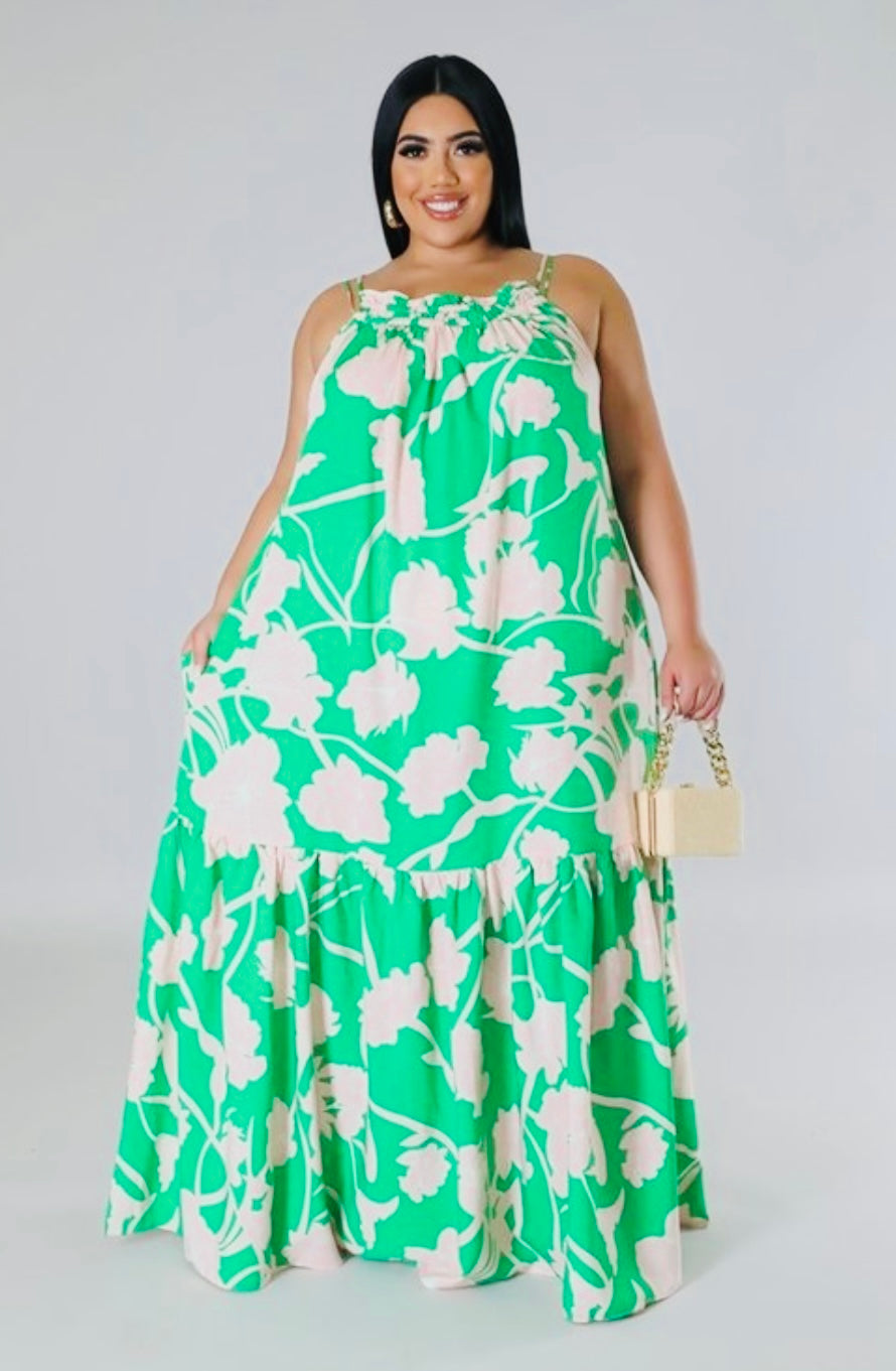 “Garden Party” maxi dress