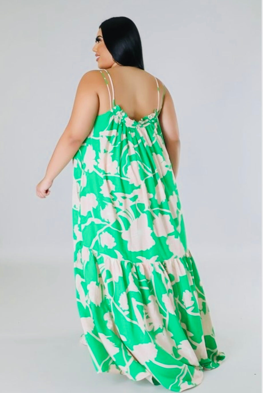 “Garden Party” maxi dress