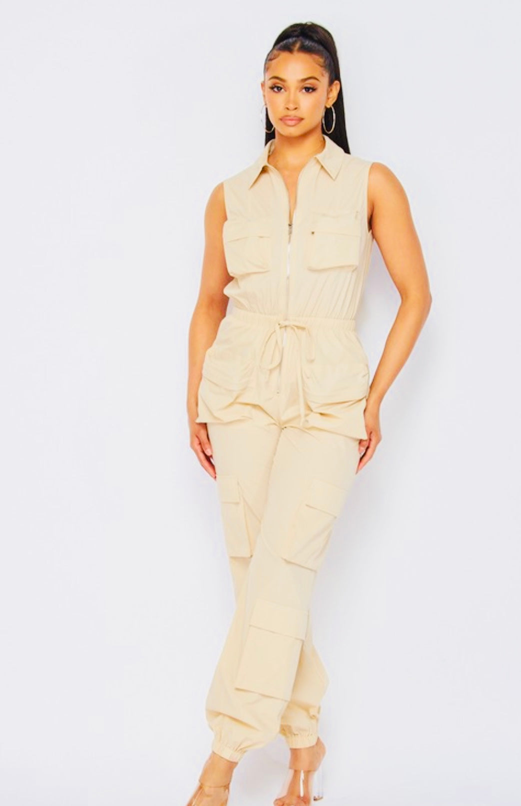 Cargo jumpsuit