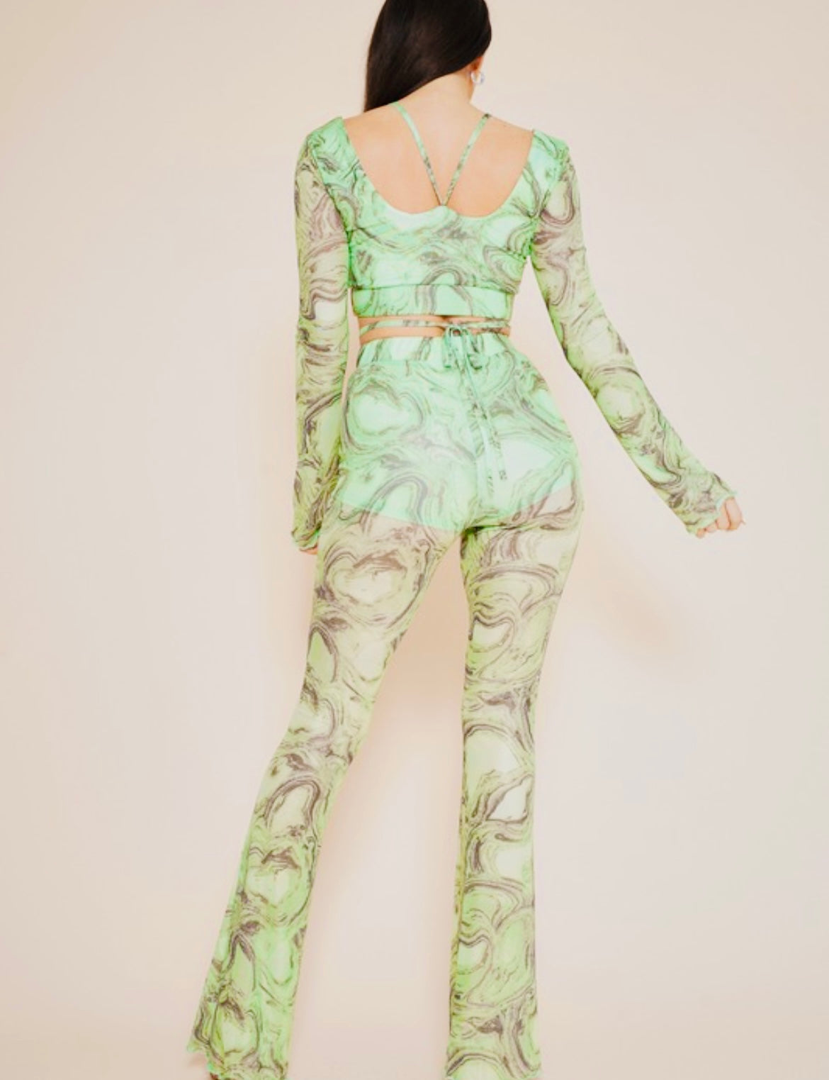 Mesh pants set