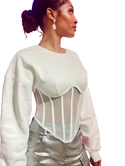 Corset sweatshirt
