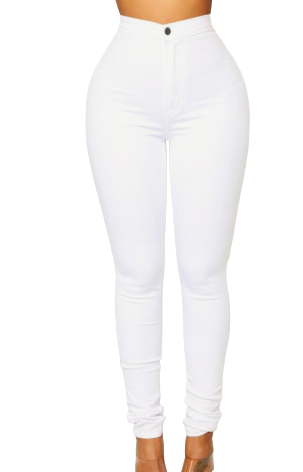 High rise stretch pants