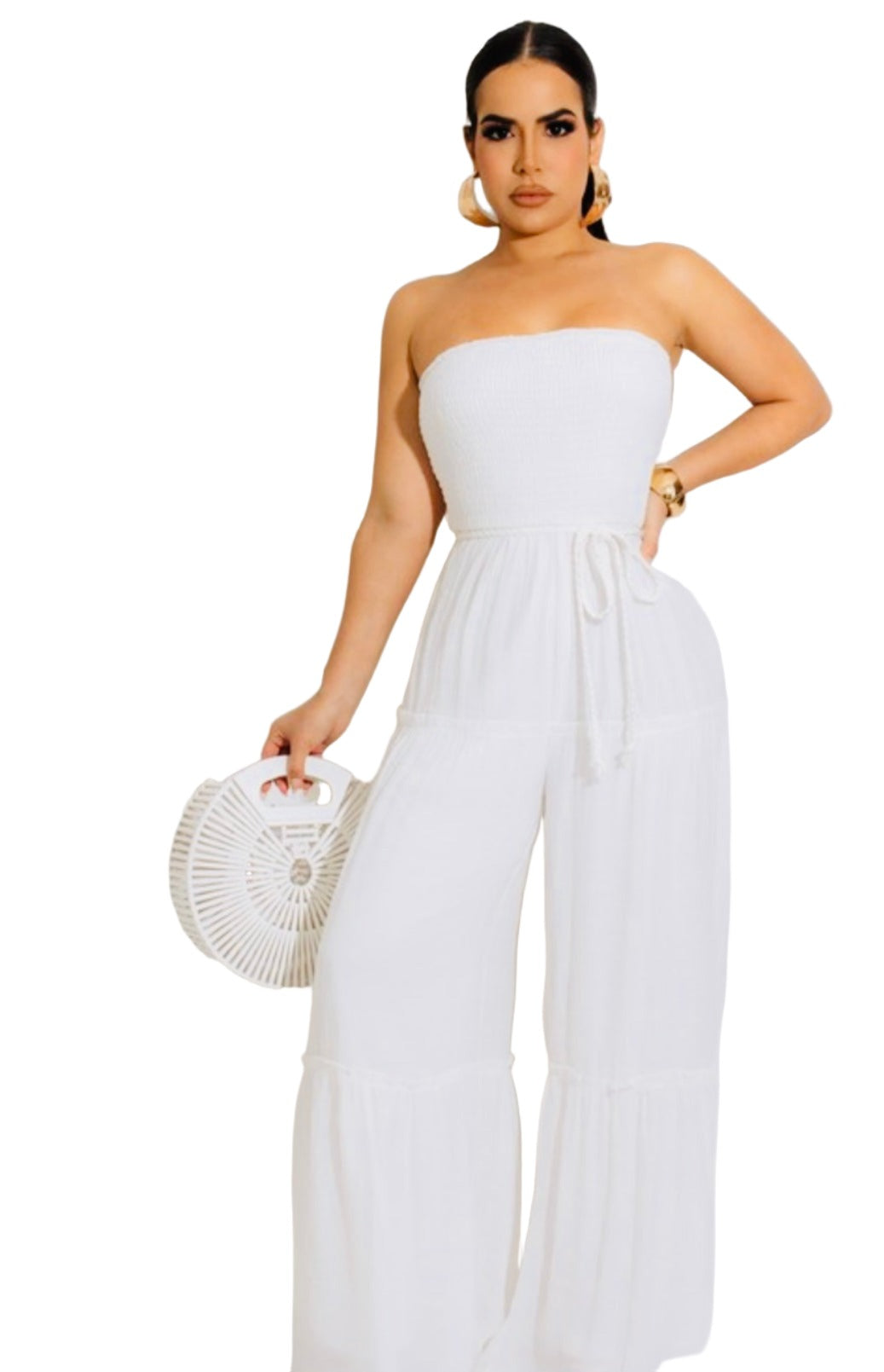 Wide leg jumpsuit (other colors available)