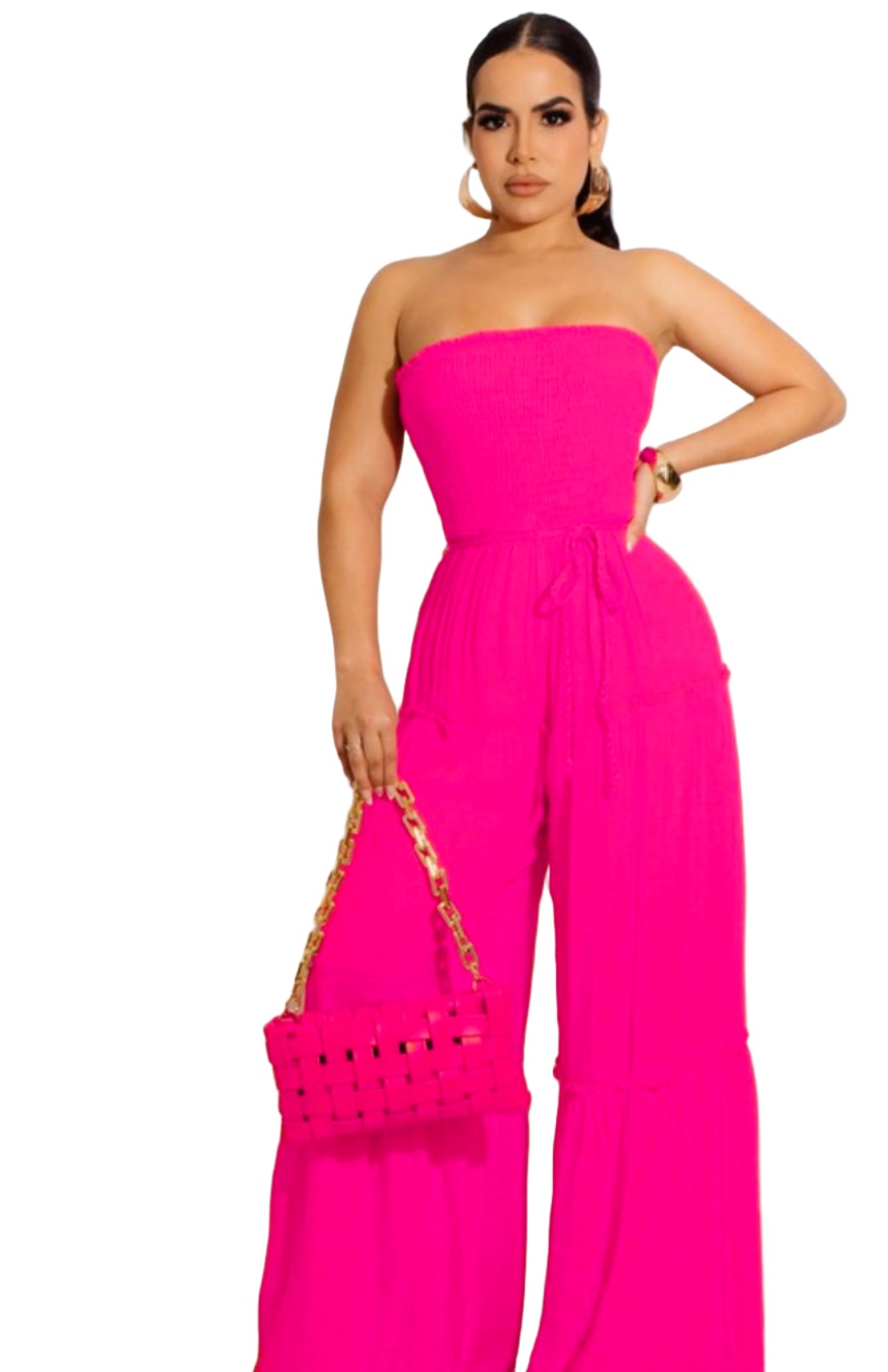 Wide leg jumpsuit (other colors available)