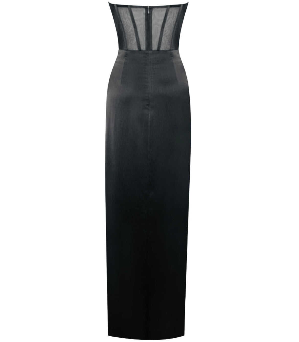 Satin lace corset dress