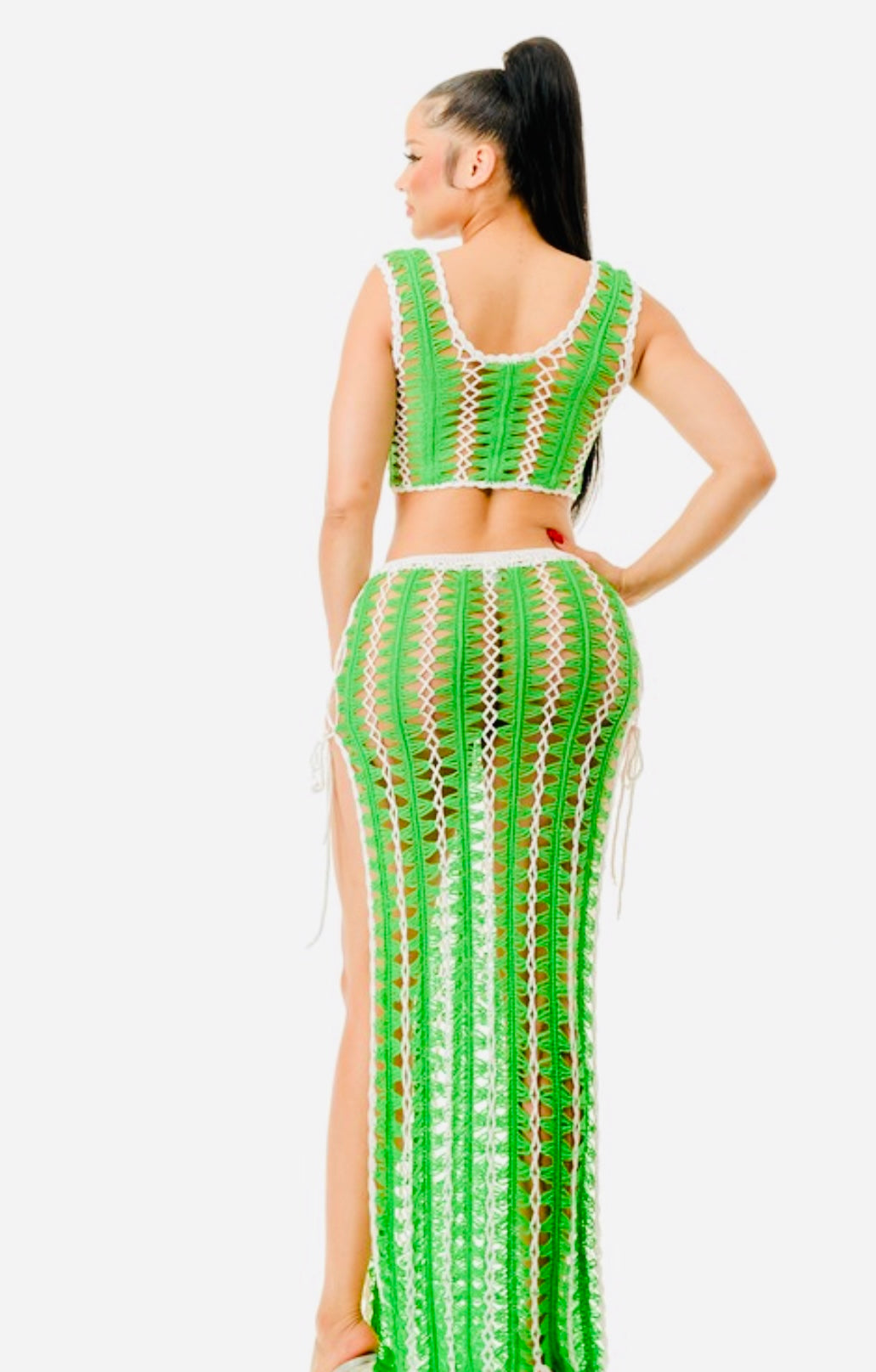 Crochet skirt set