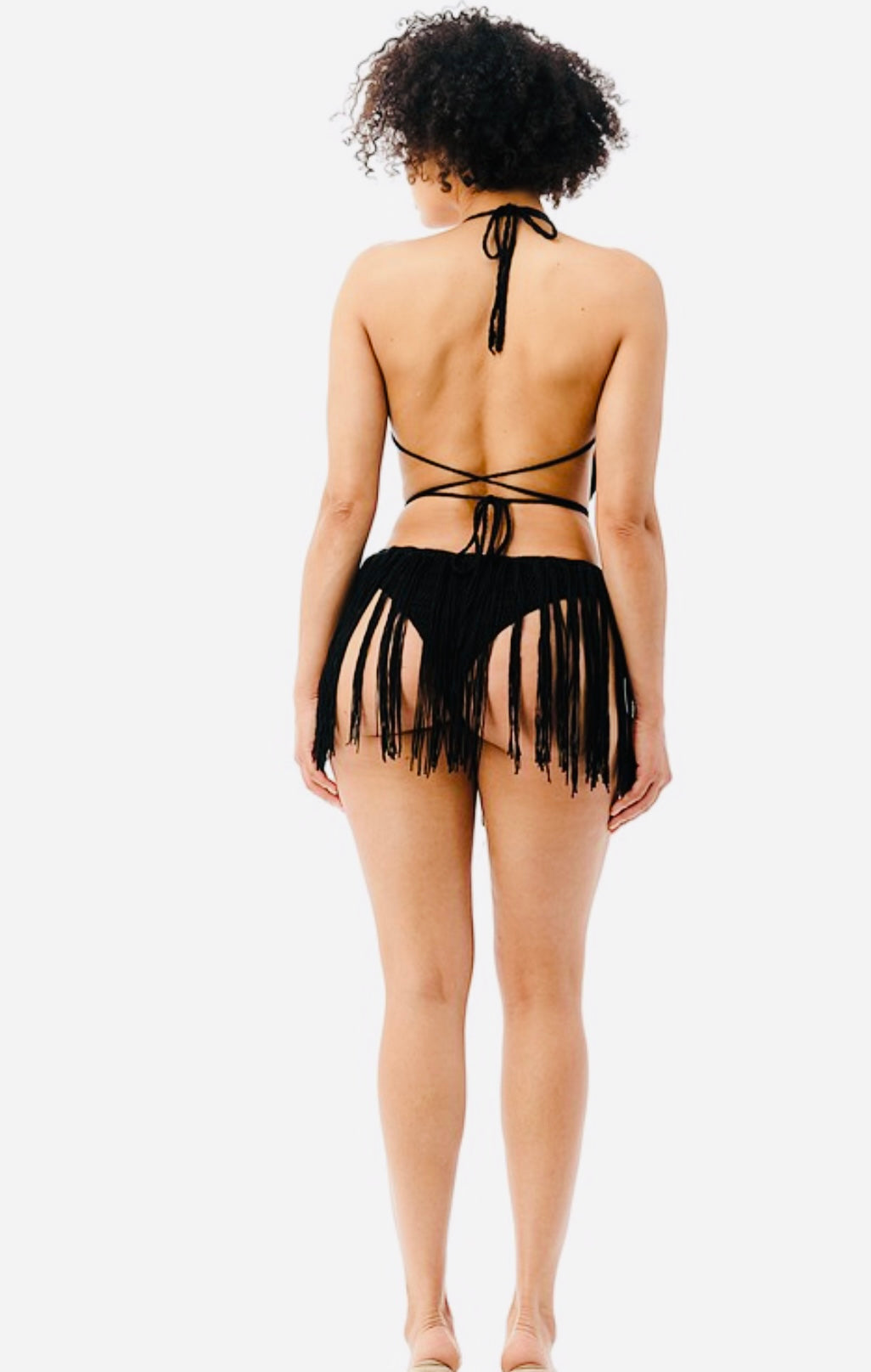 Crochet bikini dress