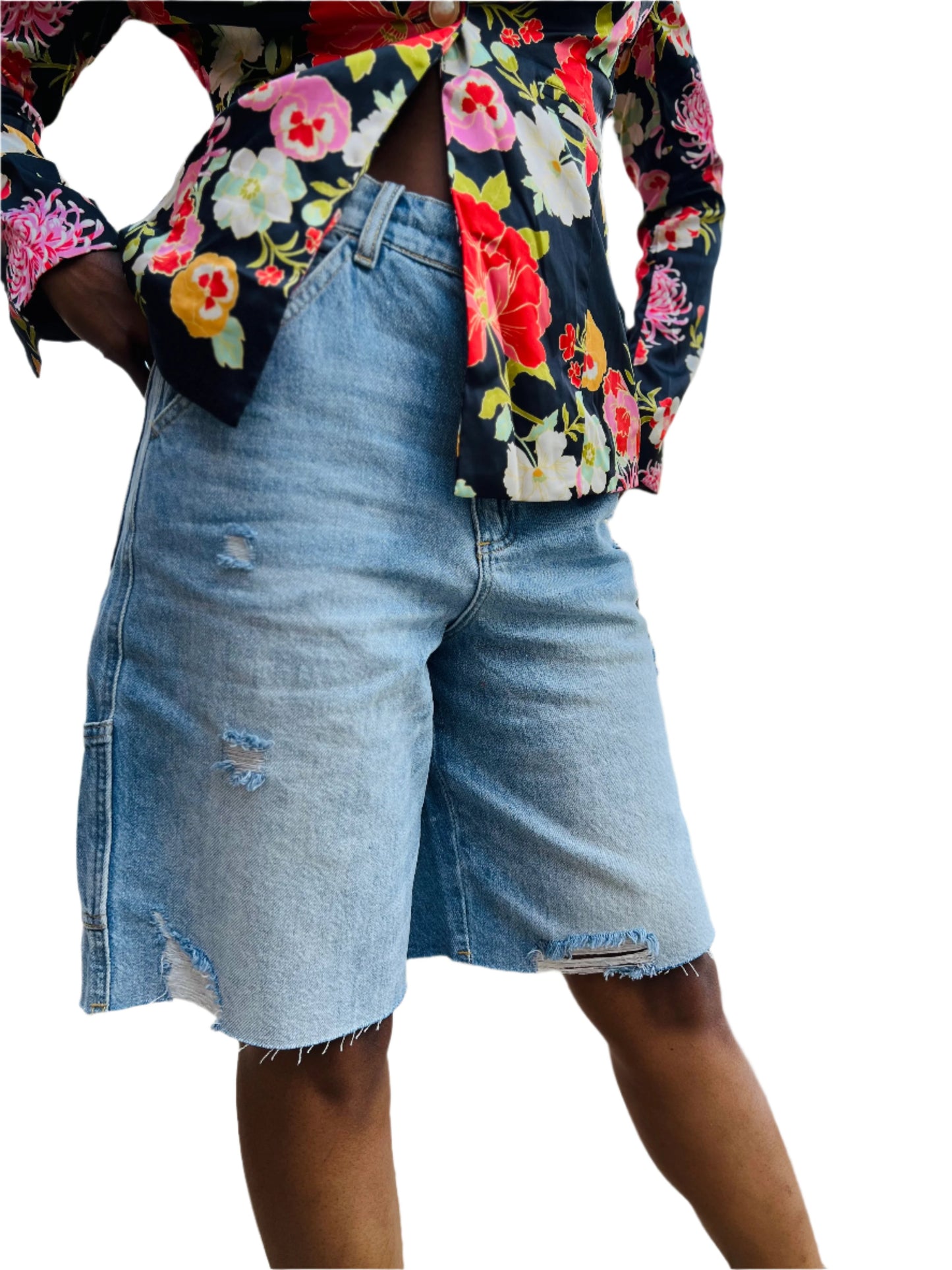 Baggy bermuda shorts