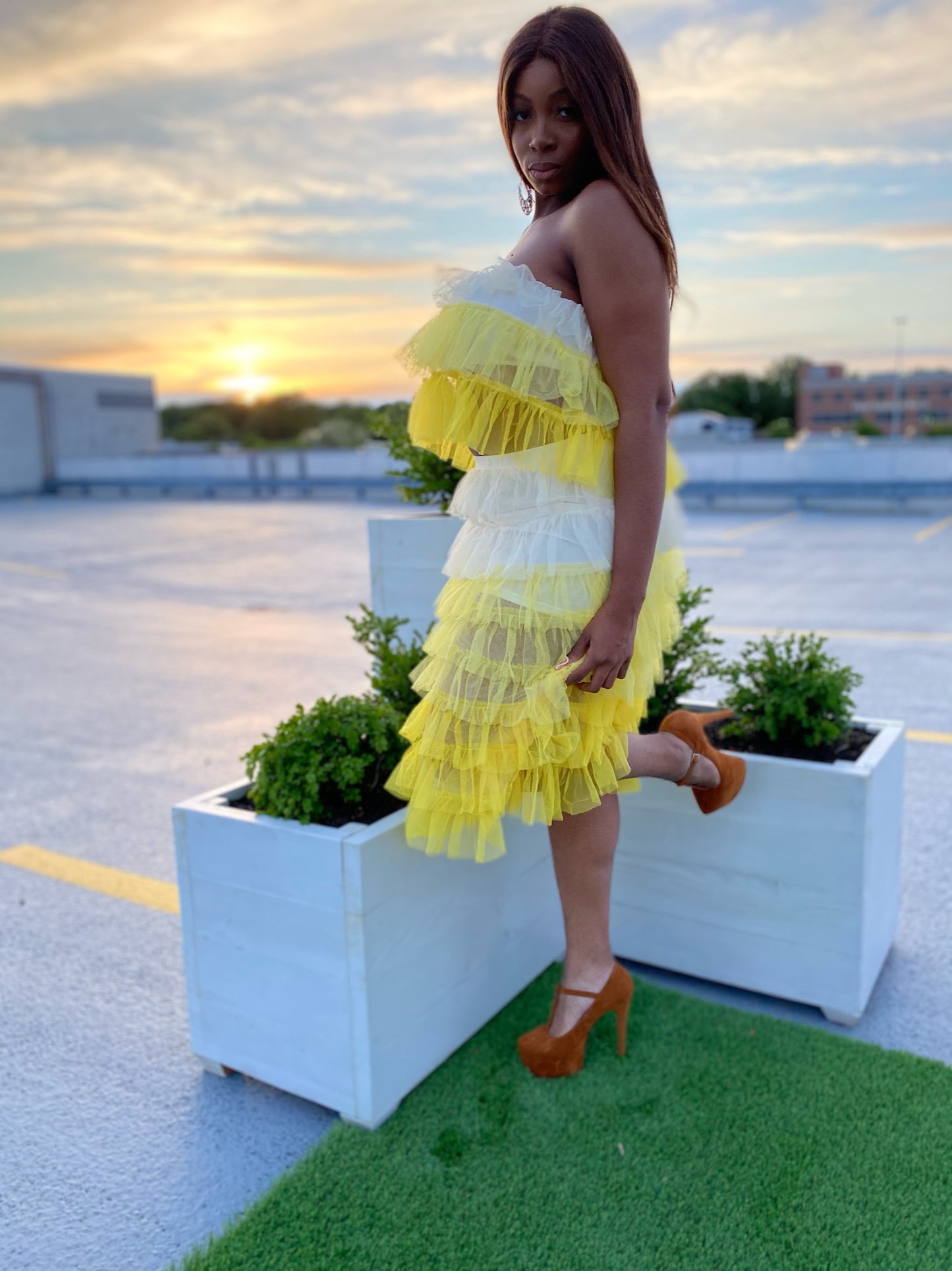 Ombré tulle set