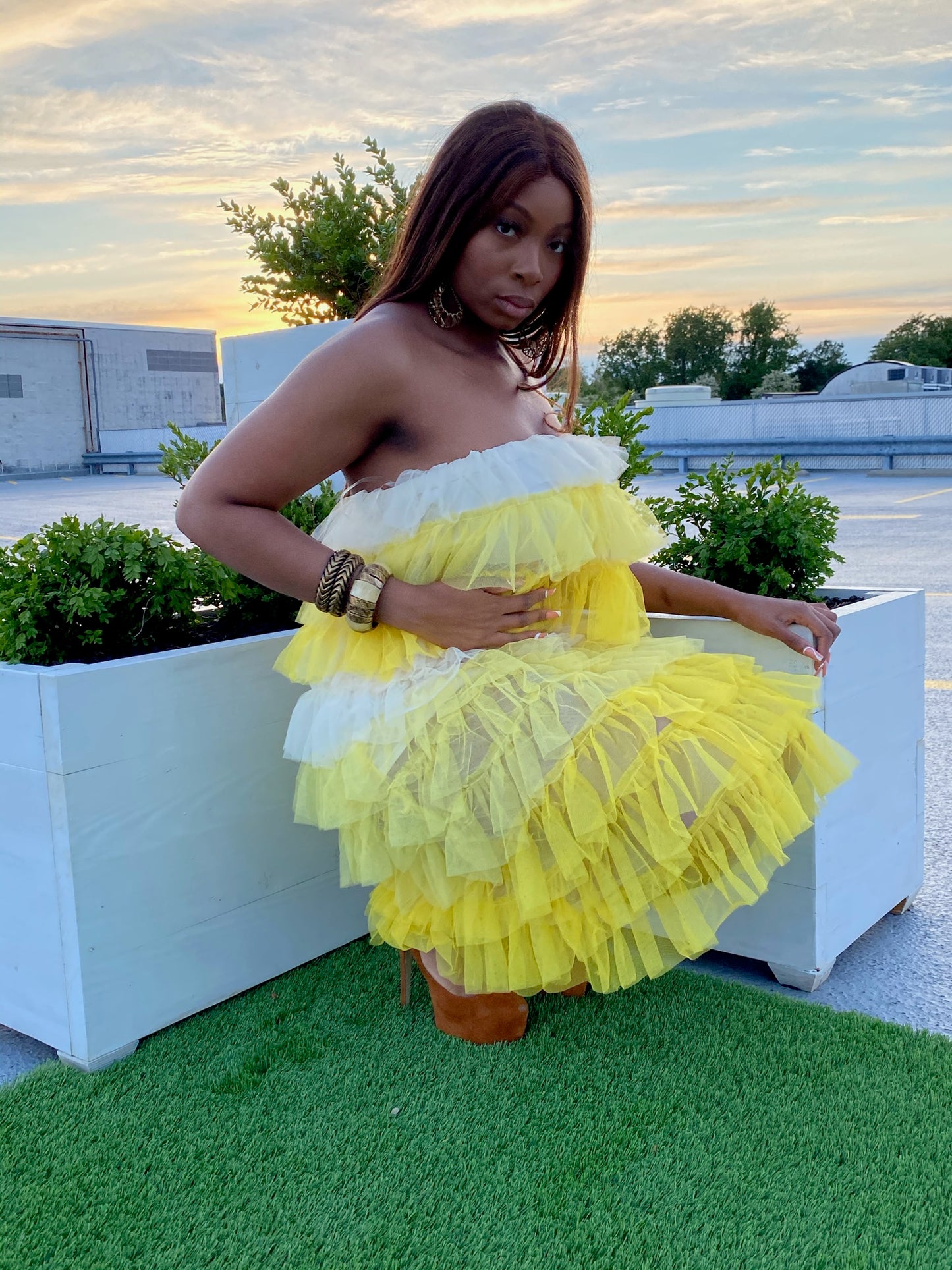 Ombré tulle set