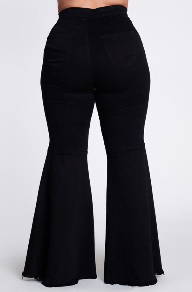 "Ring My Bell" wide leg jeans (other colors available)