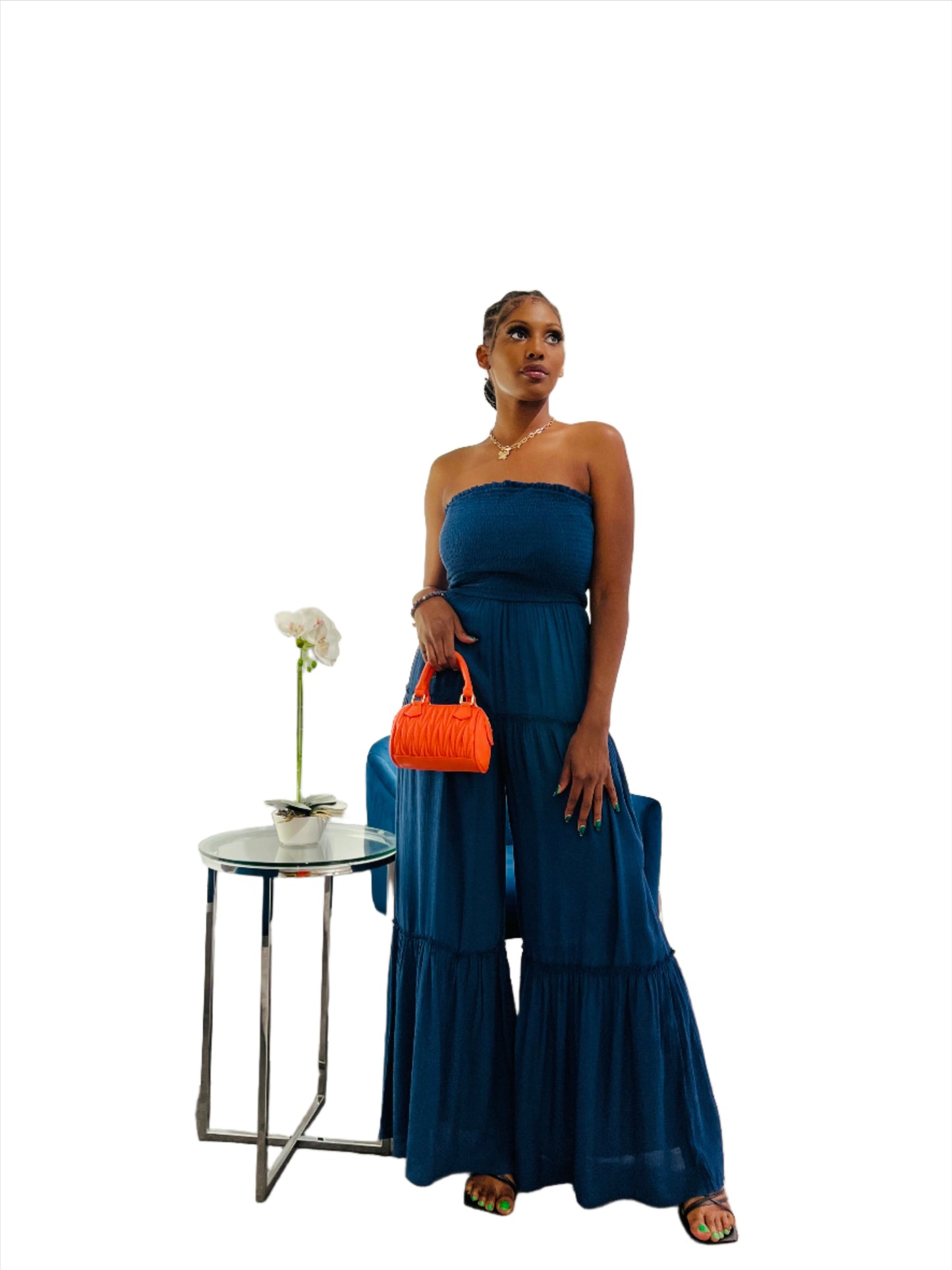 Wide leg jumpsuit (other colors available)