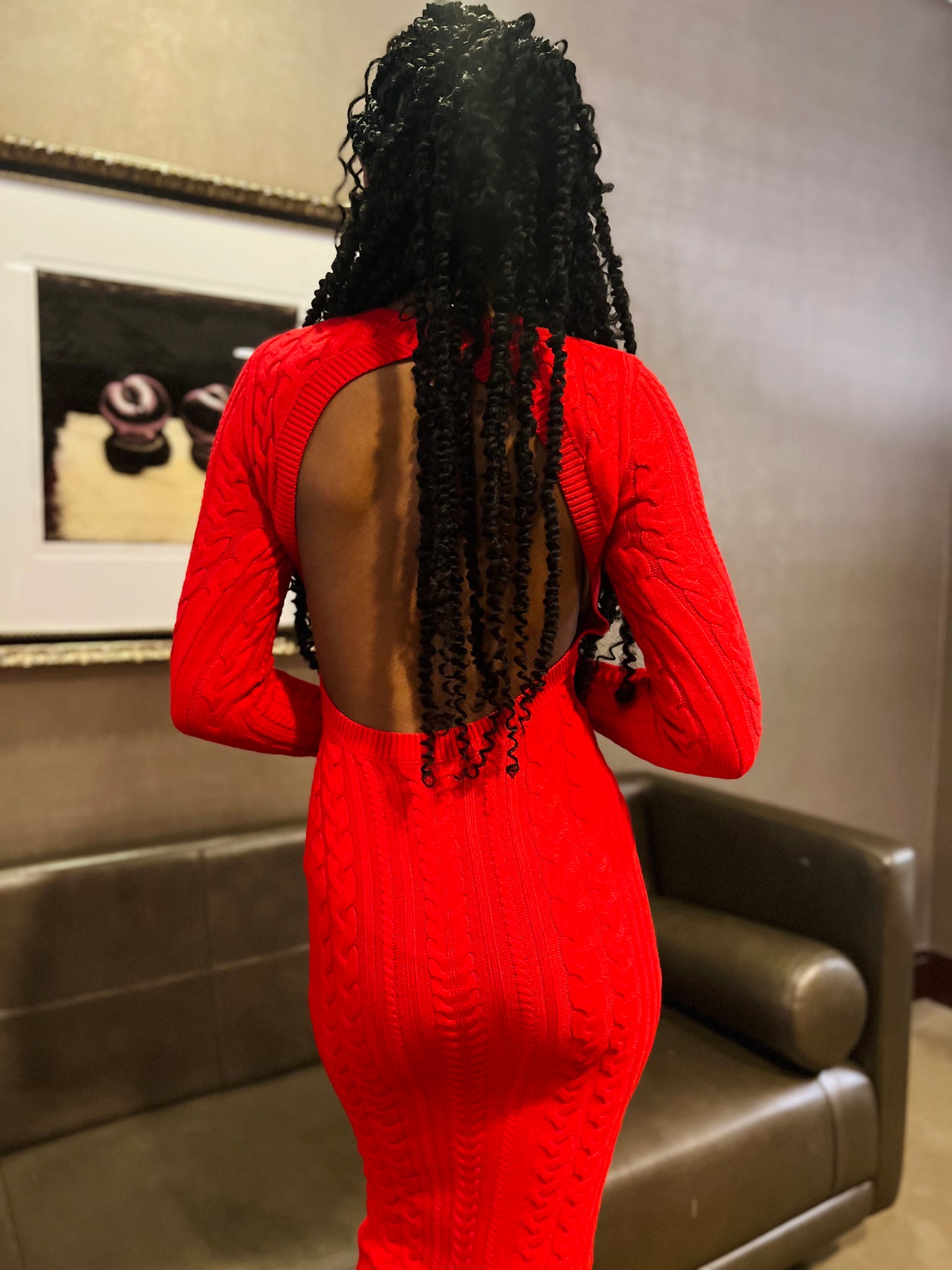 “Be Mine” sweater dress
