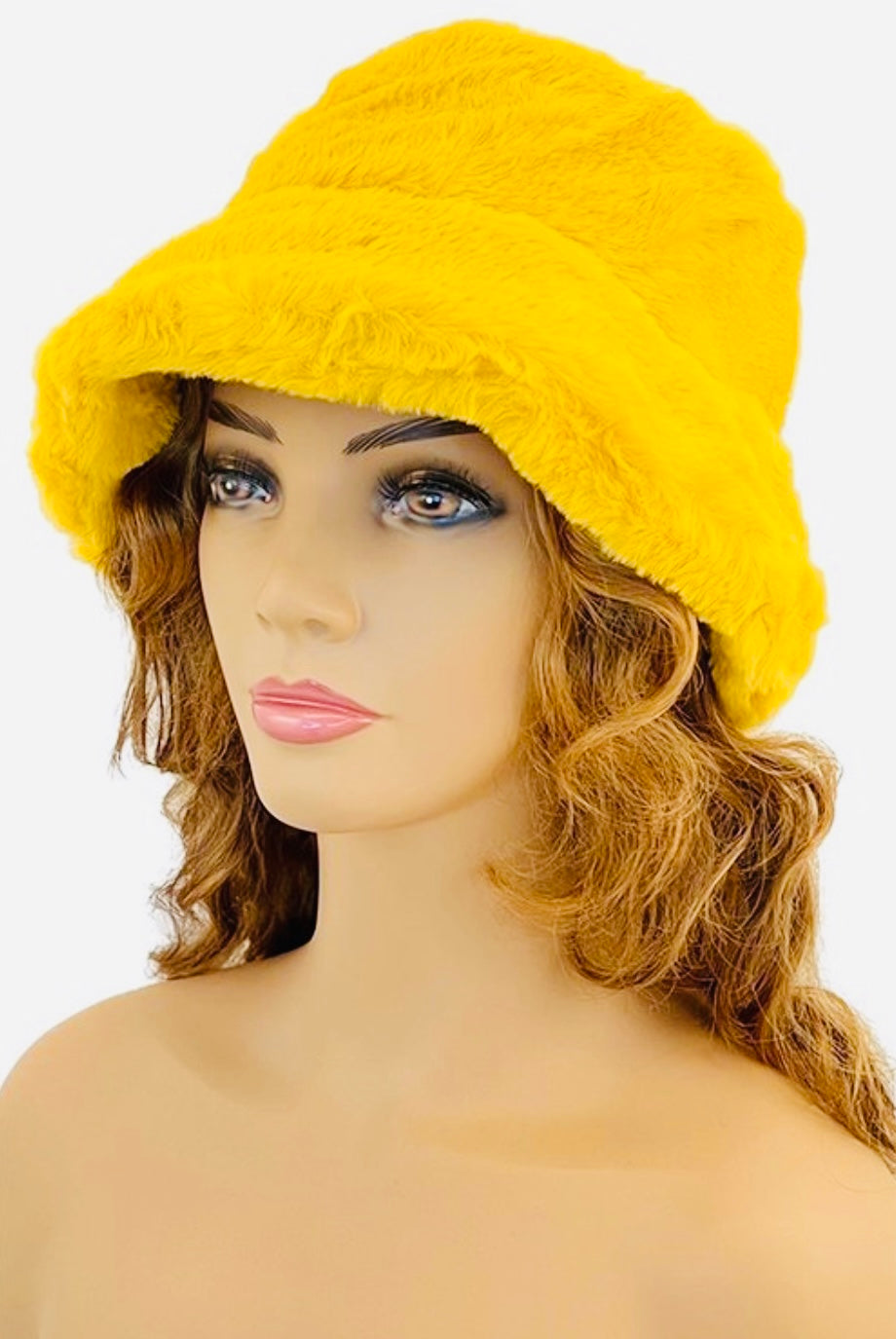 Faux fur bucket hat (other colors available)