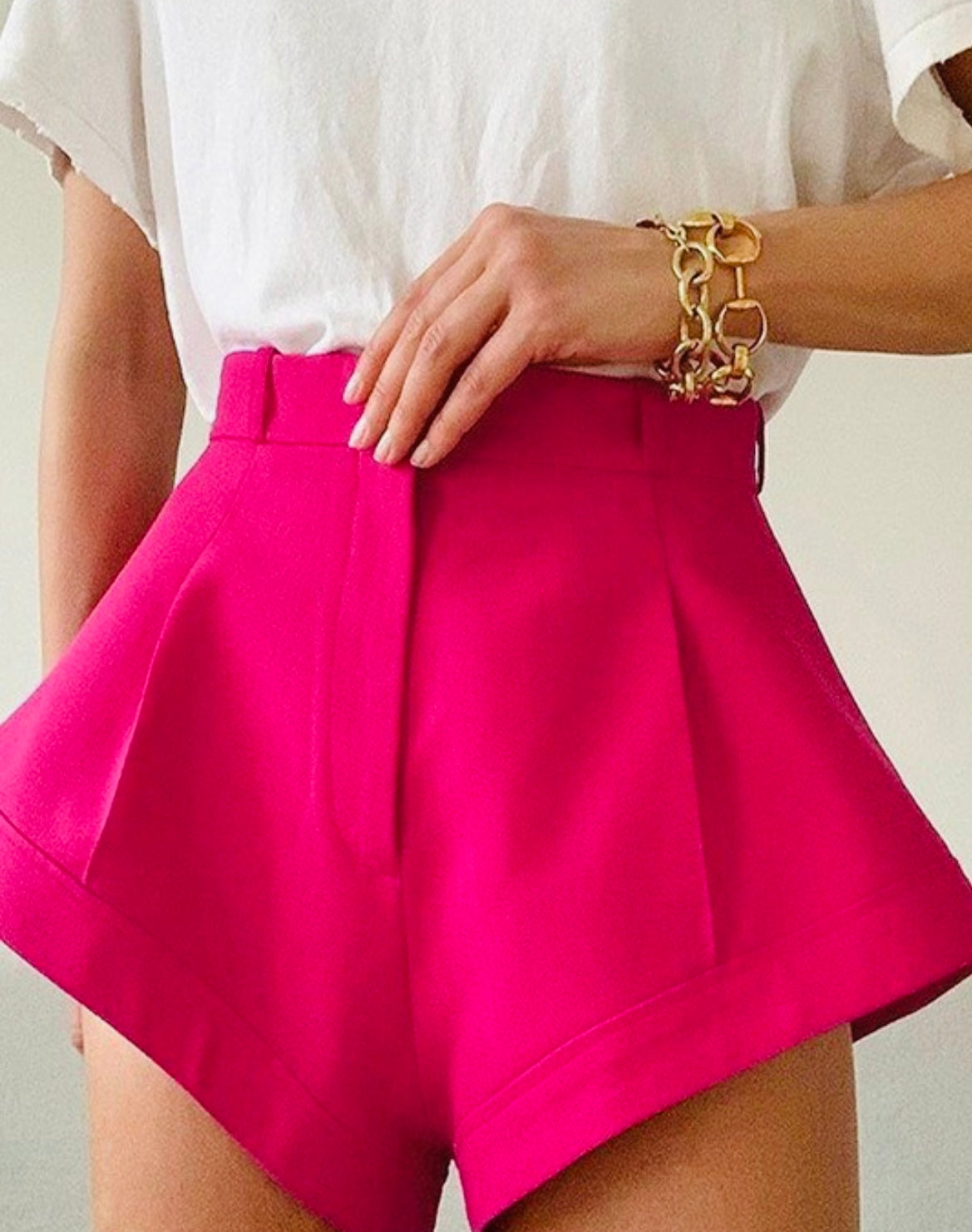Wide leg shorts