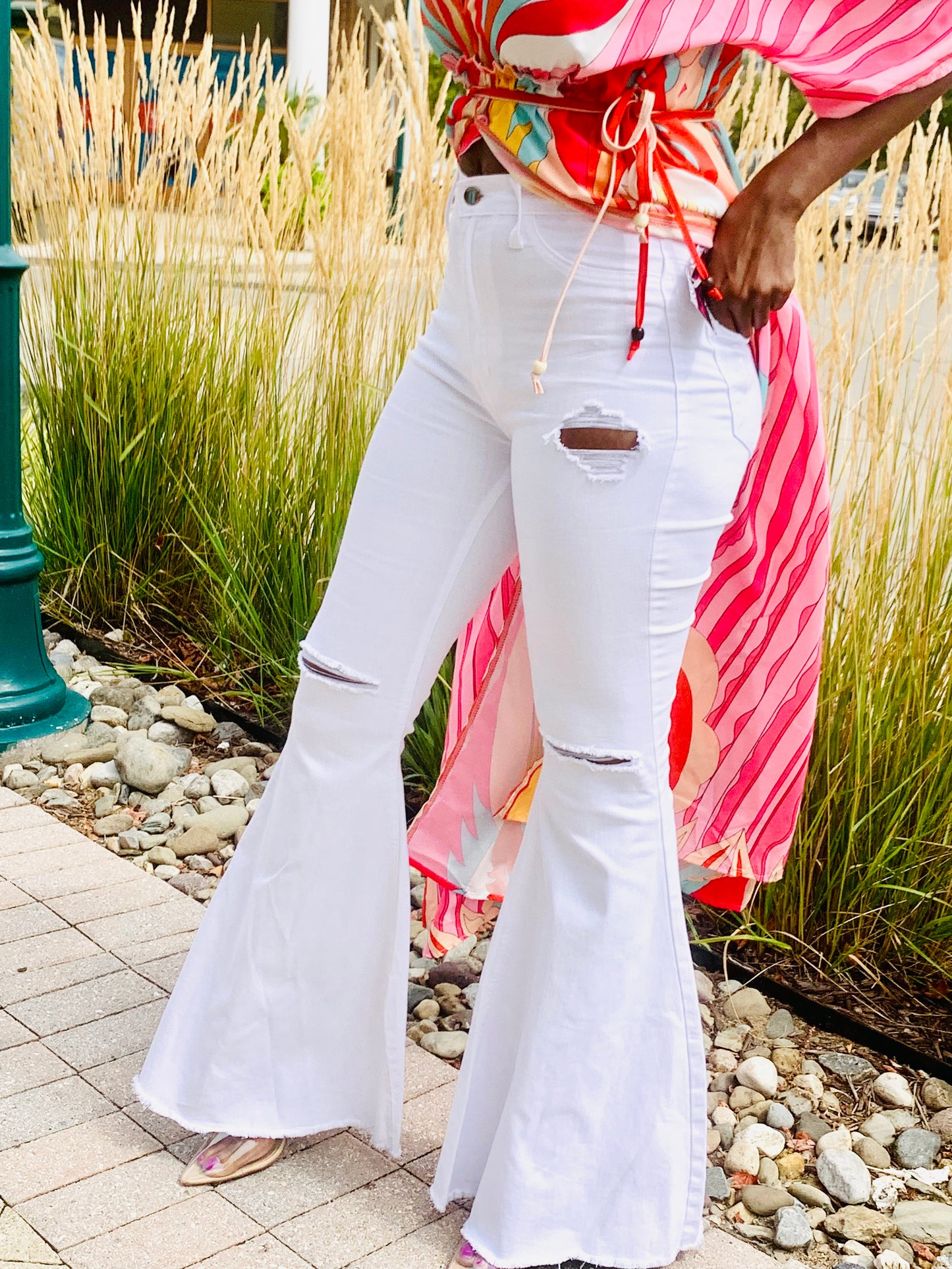 "Ring My Bell" wide leg jeans (other colors available)