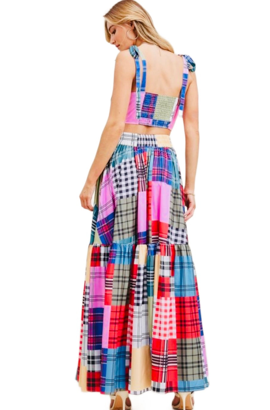 "Color Me Plaid" skirt set