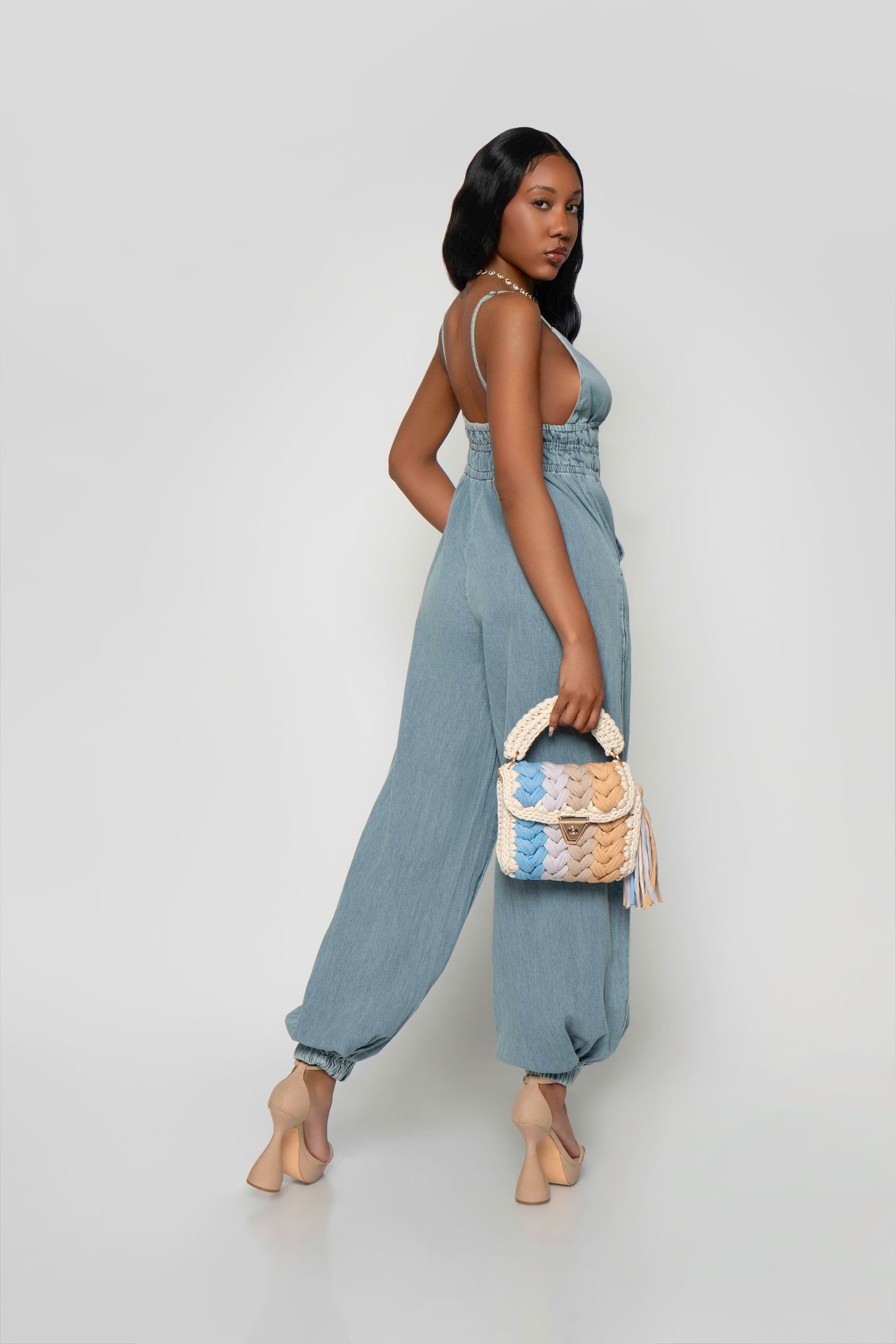 Denim jumpsuit