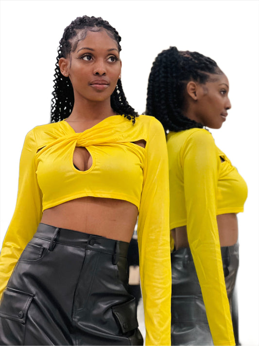 “Forget Me Knot” top