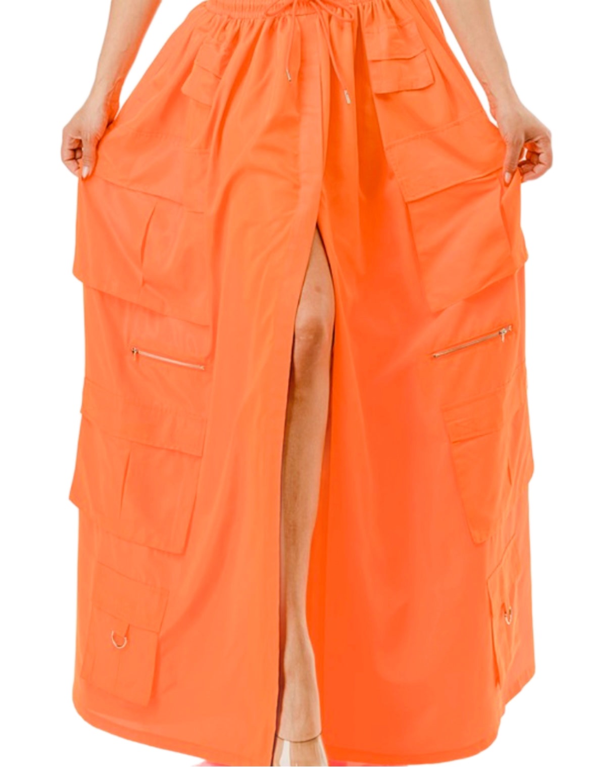 Cargo maxi skirt set