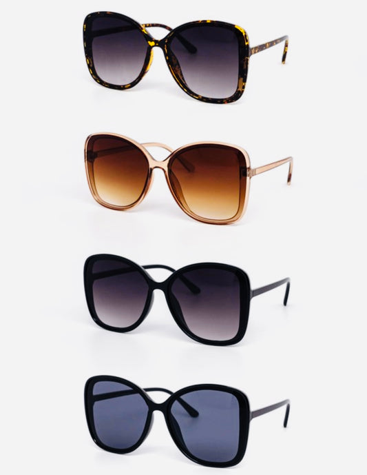 Oversized gradient sunglasses