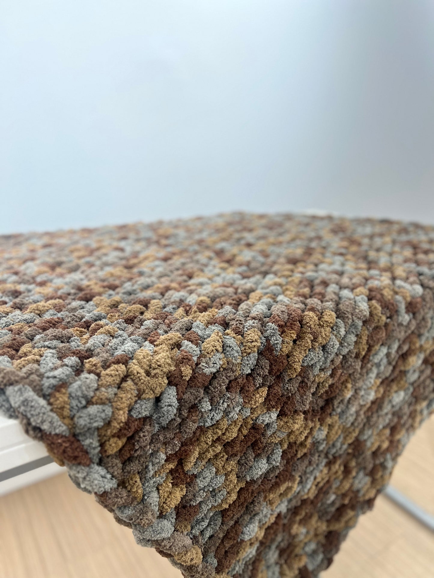 Handmade knit blanket