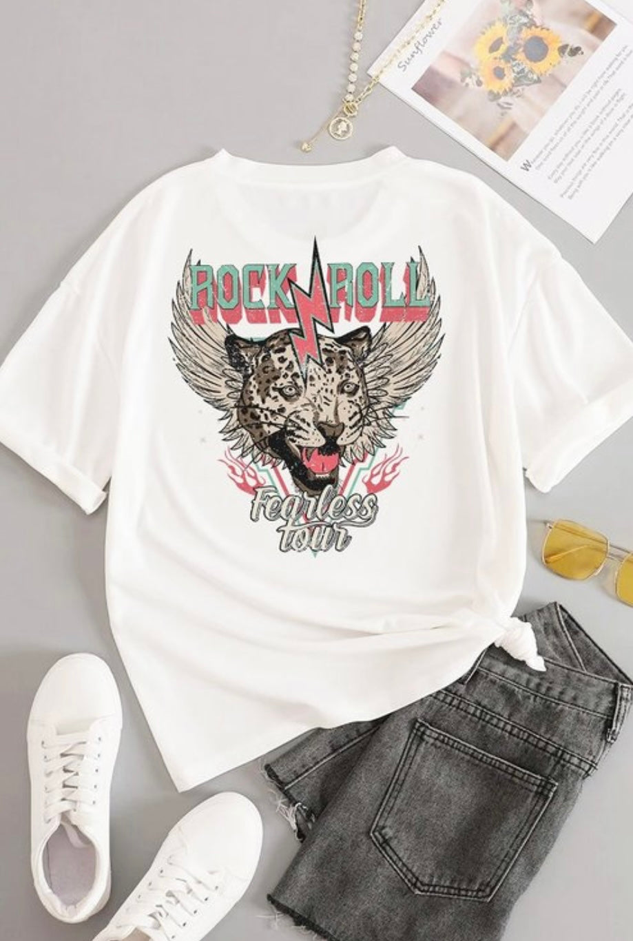 "Rock n' Roll" graphic t-shirt