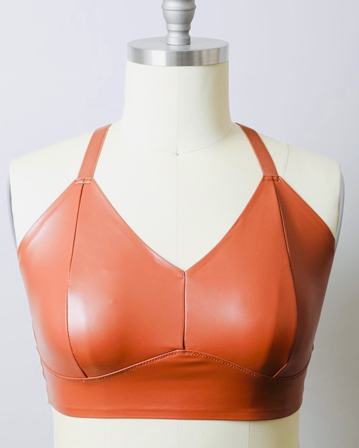 PU leather bralette (other colors available)